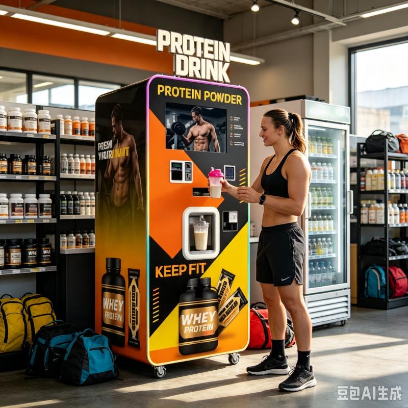Nutrition Fitness Club - Mesin Penjual Otomatis Protein Shake dengan