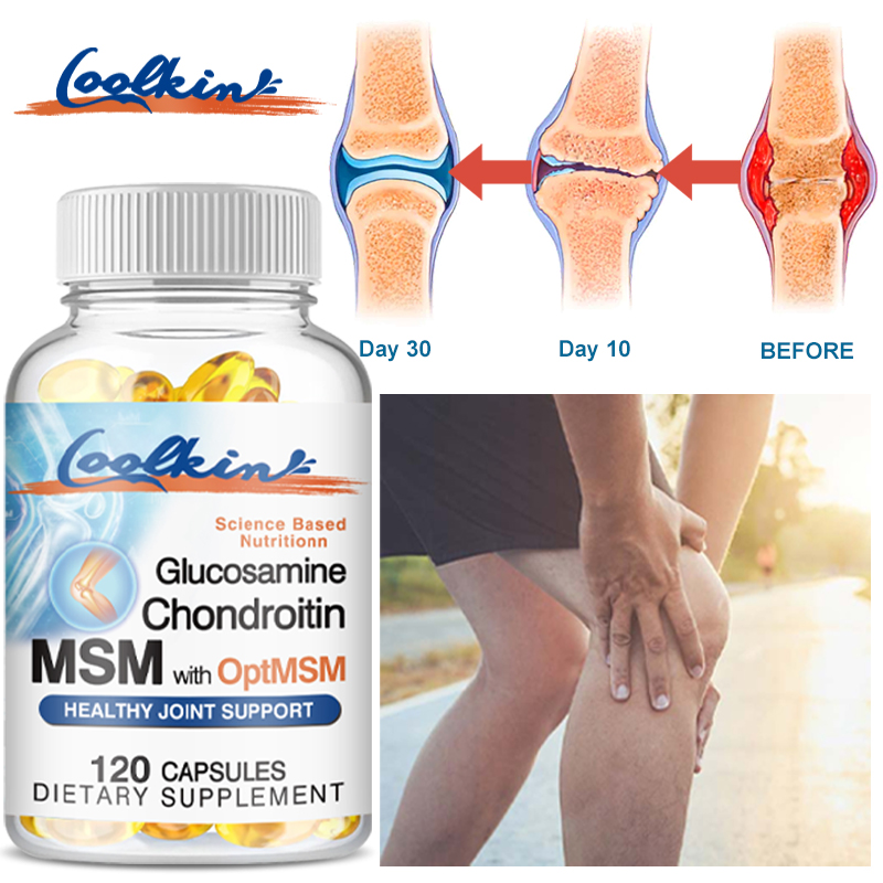 Glucosamine Chondroitin Joint - Glukosamin Kondroitin MSM - Meningkatkan Penyerapan,