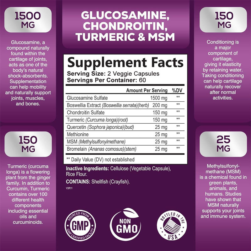 Glukosamin Kondroitin Kompleks - Glucosamine Chondroitin Joint ulasan dan harga